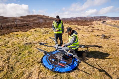 Drones to transport 5G for search and rescue